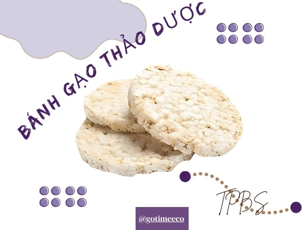 Bánh gạo thảo dược