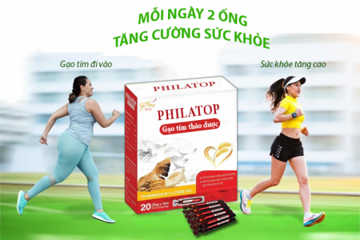 Ống philatop gạo tím thảo dược Gotime Eco