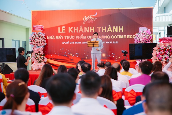 tung bung khai truong nha may thuc pham chuc nang my pham gotime eco 282