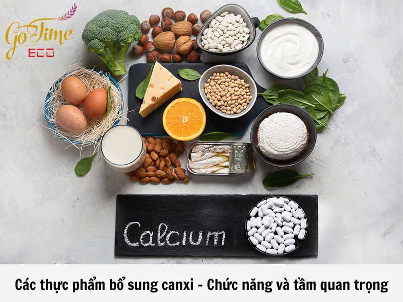 Các thực phẩm bổ sung canxi - Chức năng và tầm quan trọng