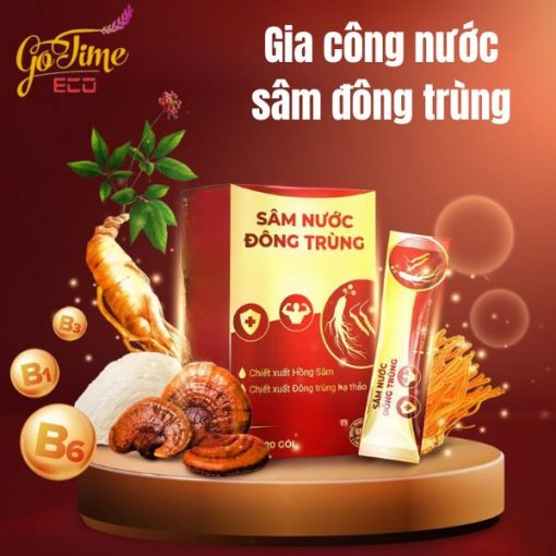 Gia công nước sâm đông trùng phục hồi sức khoẻ uy tín, chất lượng