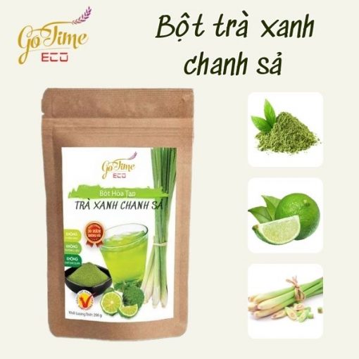 Gia công thức uống thanh mát giải nhiệt: Bột trà xanh chanh sả hòa tan