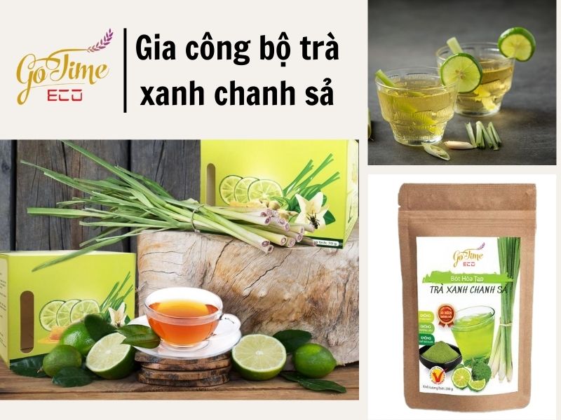 Gotime Eco - Công ty gia công bột trà xanh chanh sả hòa tan uy tín, chất lượng