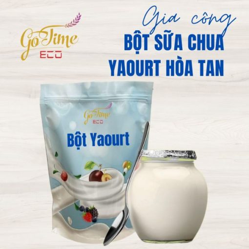 Gia công bột sữa chua yaourt hòa tan