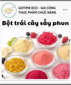 Gia công bột trái cây sấy phun công nghệ hiện đại