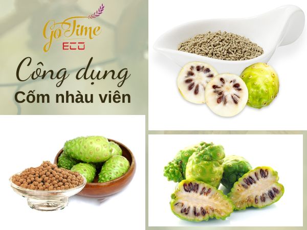 Gia công cốm nhàu viên đóng gói 