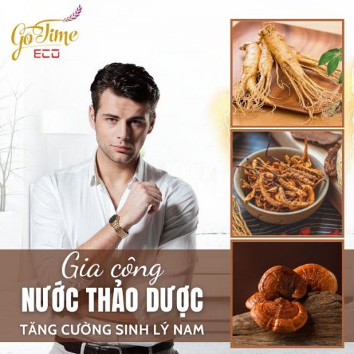 Gia công nước thảo dược tăng cường sinh lý nam