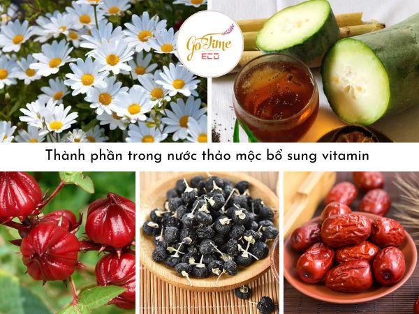 Gia công nước thảo mộc bổ sung vitamin