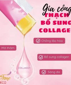 Gia công thạch bổ sung collagen