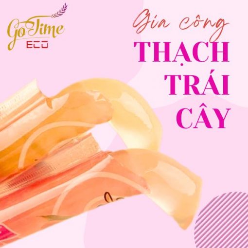 Gia công thạch vị trái cây bổ sung dưỡng chất cho bé