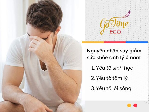 Nguyên nhân suy giảm sức khỏe sinh lý ở nam