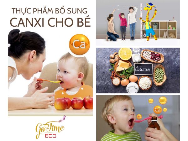 Thực phẩm bổ sung canxi cho bé phát triển chiều cao vượt trội