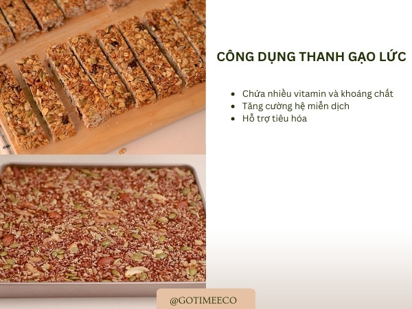 Công dụng thanh gạo lức