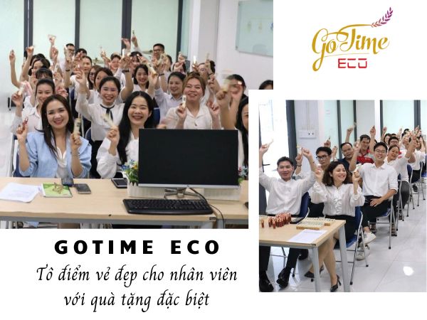 Gotime Eco tặng son và nước hoa cho nhân viên