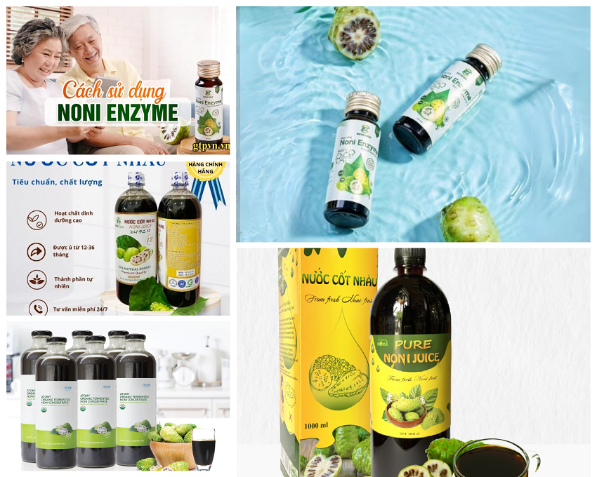 Gia công thực phẩm bổ sung nước cốt nhàu Enzyme