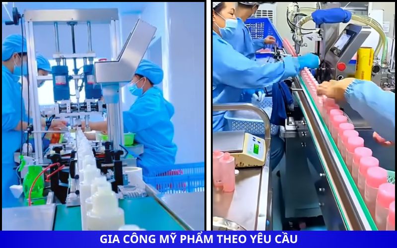 Gia công mỹ phẩm theo yêu cầu