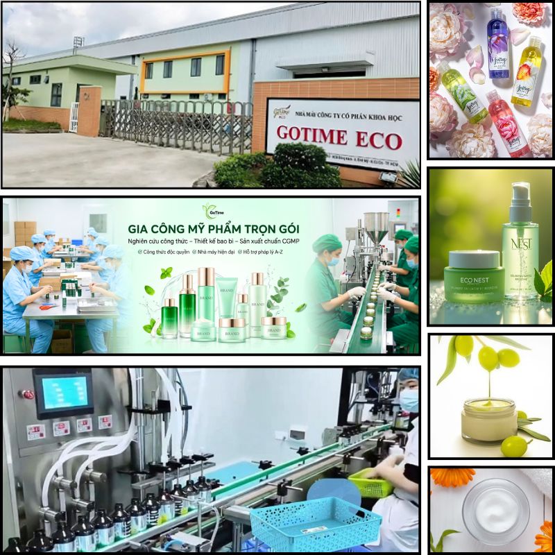 Nhà máy gia công mỹ phẩm